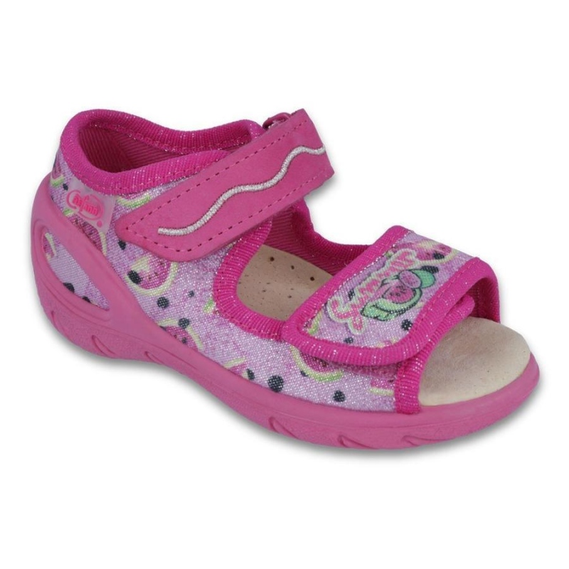 433X030 26 - SUNNY - dív.sandálky, růžová, melouny