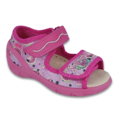 433X030 26 - SUNNY - dív.sandálky, růžová, melouny