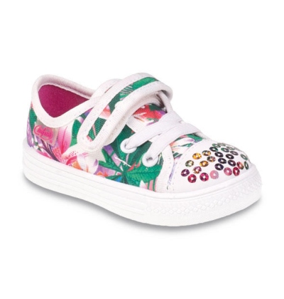 437P012 20 - dívčí tenisky, 1 SZ, pestrý potisk