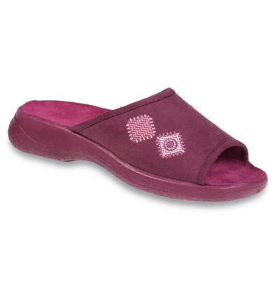 442D185 40 - OLIVIA OŠ - vínová, kosočtverečky