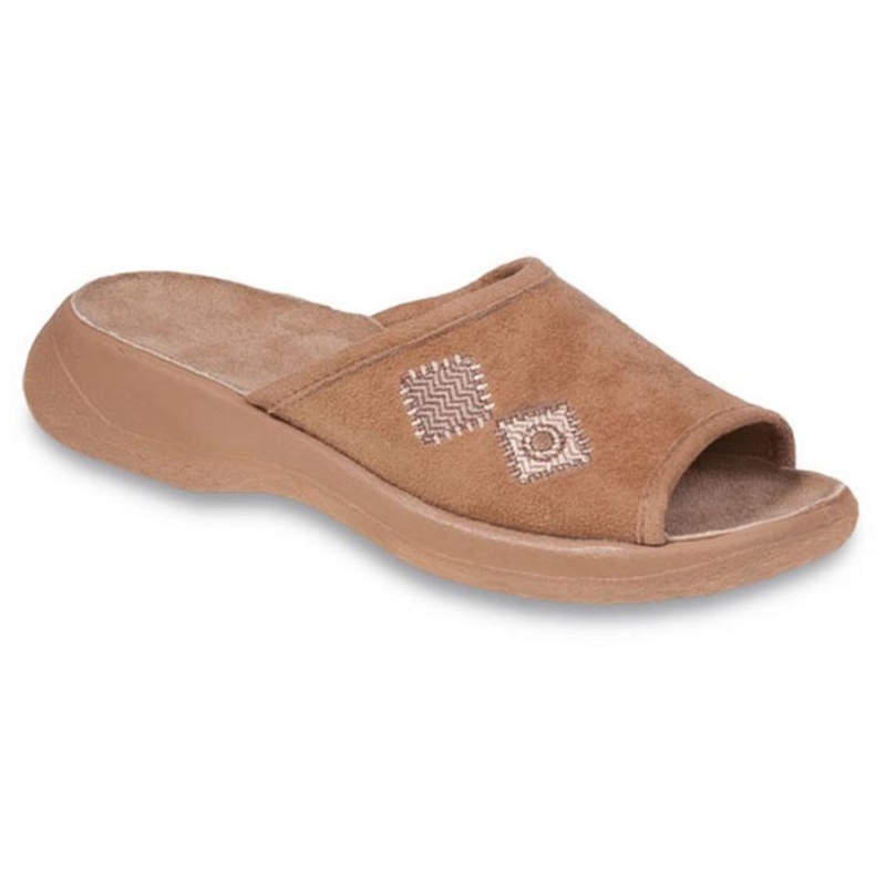 442D186 39 - OLIVIA OŠ - béžová, kosočtverečky