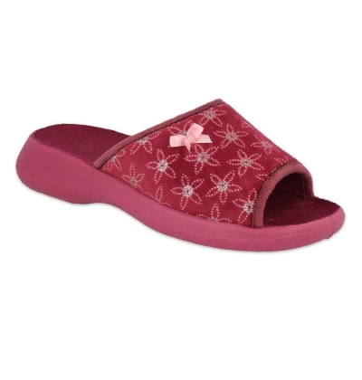 442D194 36 - OLIVIA OŠ - červená, kytičky s mašli