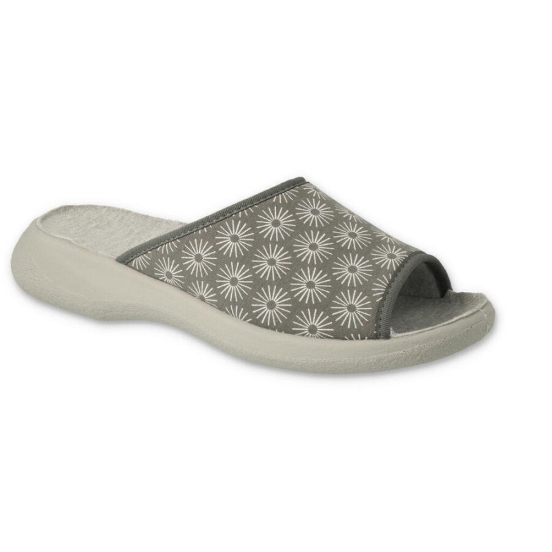 442D197 36  dámské pantofle Befado OLIVIA OŠ, šedé