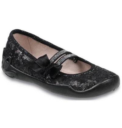 444X001 27 - dív.balerínka,2 gumky,černá,mašlička