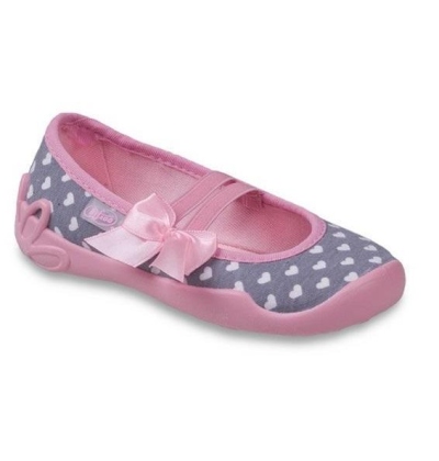 444X011 26 - dív.balerínka,2 gumky,šedá,srdíčka