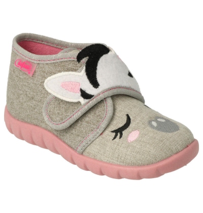 465P082 18 - dívčí bačkorky Befado SZ, zebra