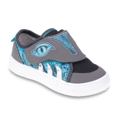 498P002 20 - tenisky nízké 1 SZ,oko modré, chl.