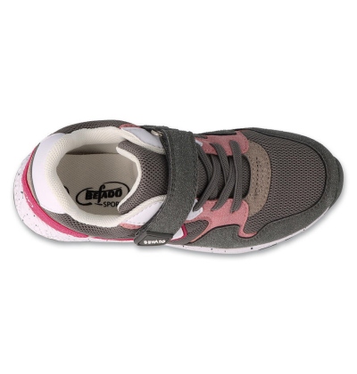 516X272 25 tenisky BEFADO SPORT - DOT šedo-růžové