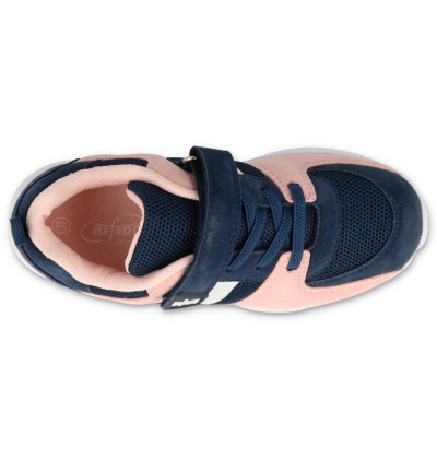 516Y128 31 tenisky BEFADO SPORT-STRIPE růžovomodré
