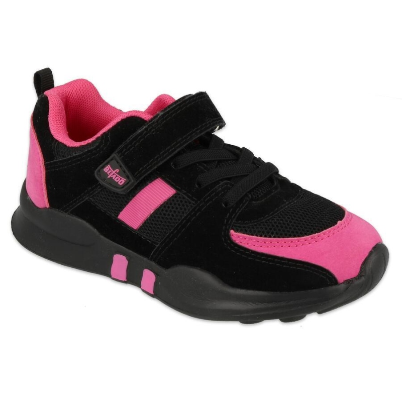 516Y129 31 tenisky BEFADO SPORT-STRIPE růžovočerné