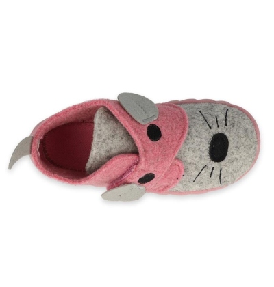 526P104 18 - dívčí bačkorky Befado SZ, zvířátko