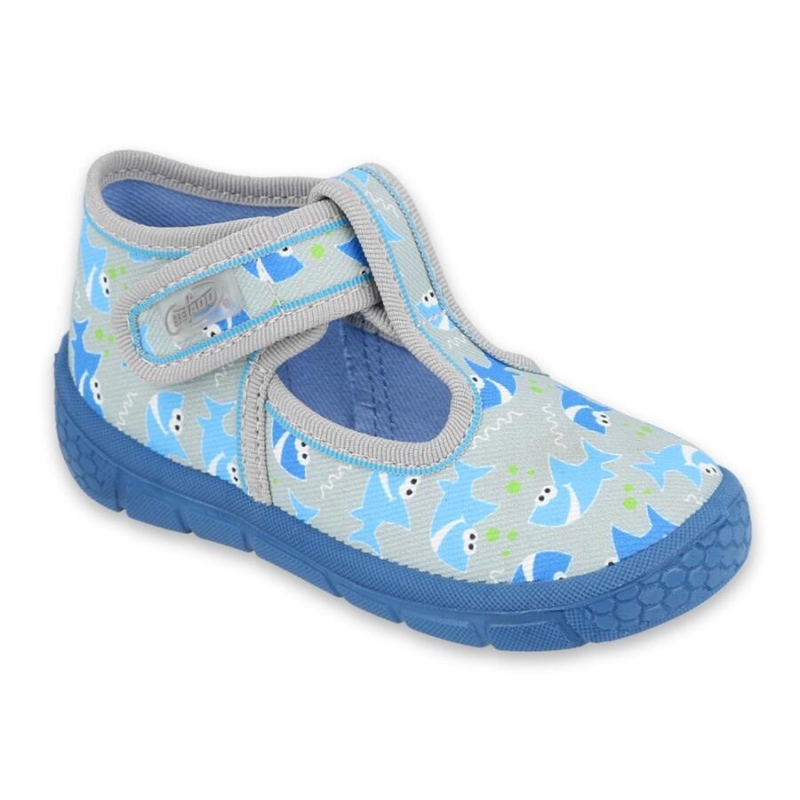 531P091 18 - chlapecké bačkorky Befado, žraloci