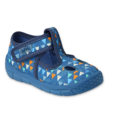 533P023 18 - chlapecké bačkorky Befado 1SZ, modré