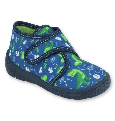 538P037 19 - chlapecké bačkorky Befado, dinosaurus