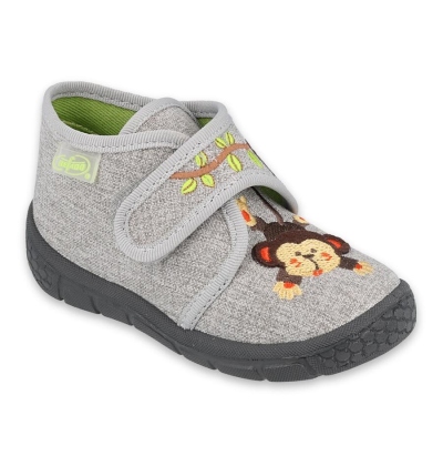 538P049 19 - chlapecké bačkorky Befado SZ, opička