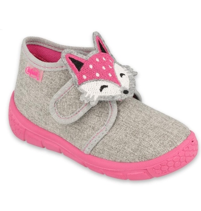 538P053 18 - dívčí bačkorky Befado SZ, liška