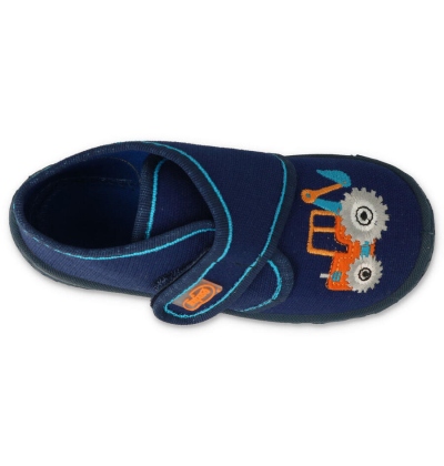 538P079 18 - chlapecké bačkorky Befado SZ, traktor