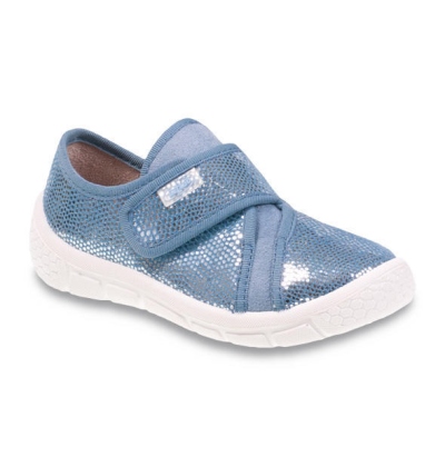 539X002 25 - dív.suchý zip, lesklá modrá