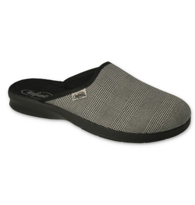 548M027 39 - pánské pantofle Befado LEON ZŠ, šedé