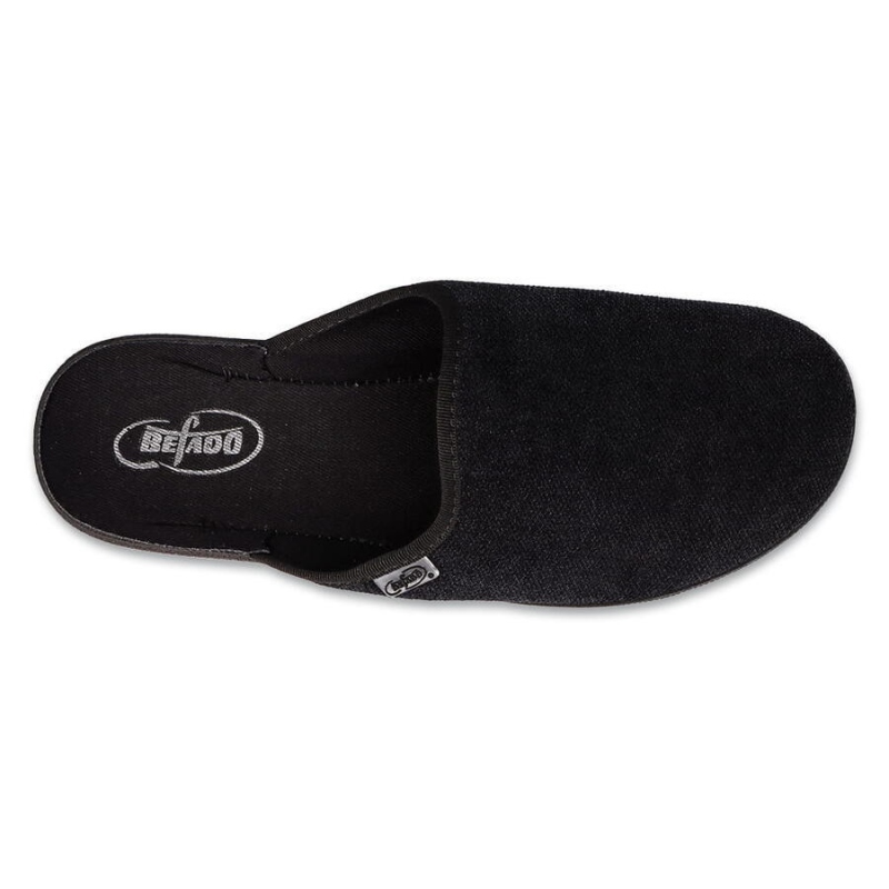 548M032 39 - pánské pantofle Befado LEON ZŠ, černé