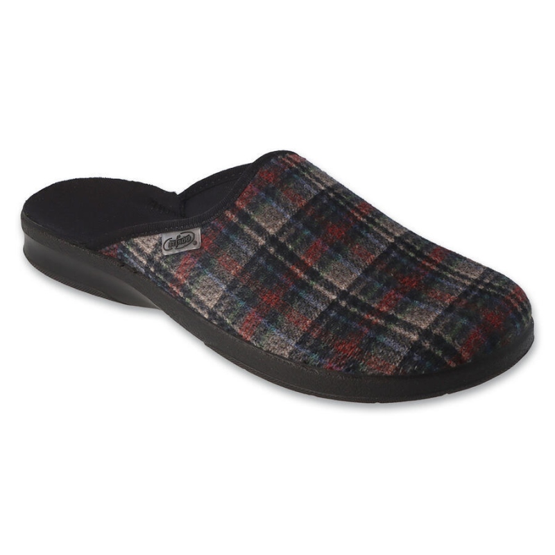 548M037 39 - pánské pantofle Befado LEON ZŠ, káro