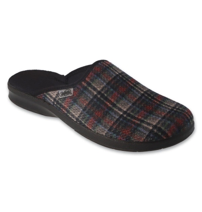 548M037 39 - pánské pantofle Befado LEON ZŠ, káro