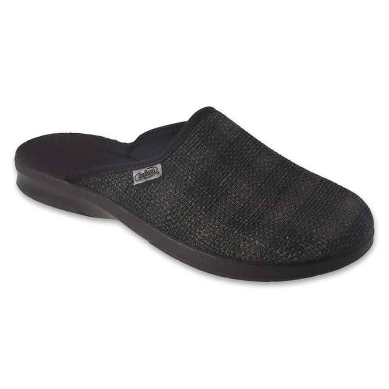 548M038 39 - pánské pantofle Befado LEON ZŠ, černé