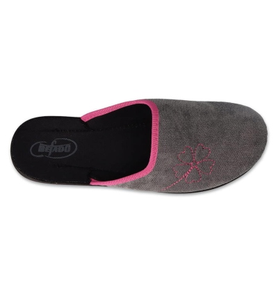 552D023 35 - dámské pantofle Befado JULA ZŠ šedé