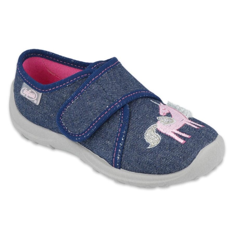 560X146 25 -dívčí bačkorky Befado na SZ,jednorožec