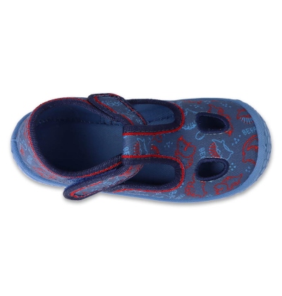 630P016 - chlapecké bačkorky Befado modré, DINO