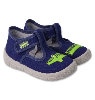 631P021 18  chlapecké bačkorky Befado, krokodýl