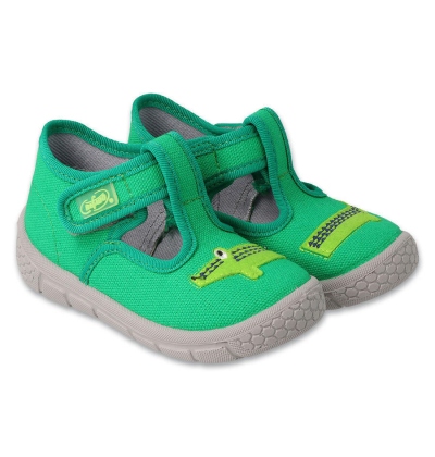 631P022 18  chlapecké bačkorky Befado, krokodýl