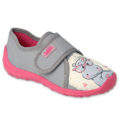 660X016 - dívčí bačkorky Befado 1SZ, hroch