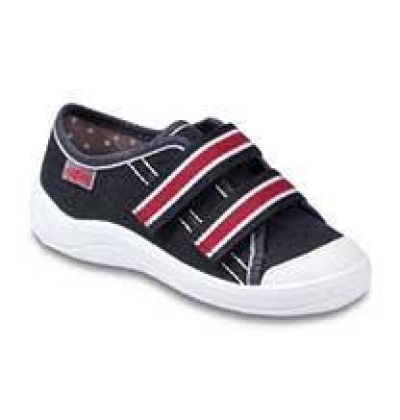 672X050 27 - chlap.tenisky, 2 SZ, černá s červenou