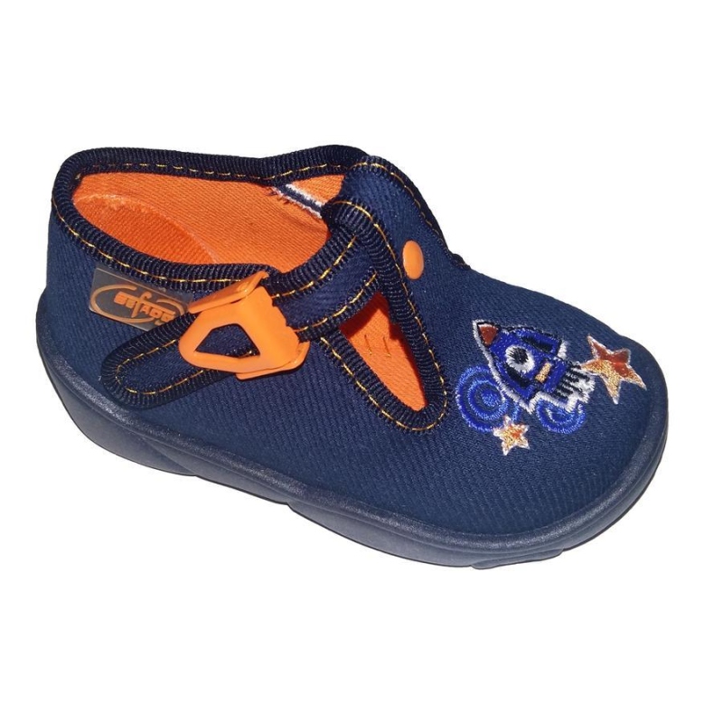 674B119 18 - chl.přez.tm.modrá,raketa s hvězdičkou