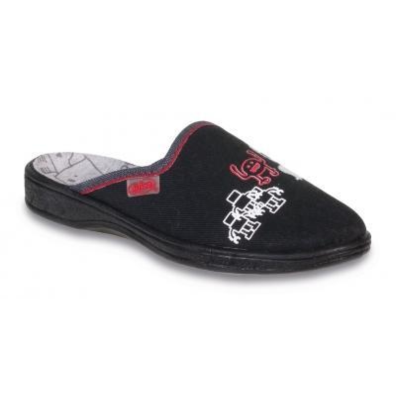 707Y324 31 - chlapecké pantofle Befado ZŠ, roboti