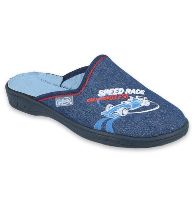 707Y403 31 -JOGI chlapecké pantofle ZŠ modré,SPEED