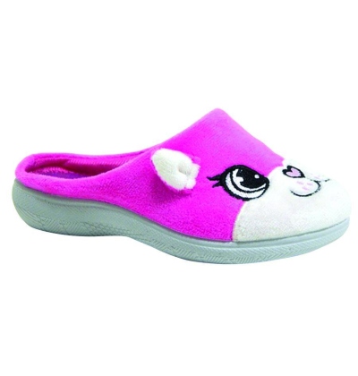 709Y001 27 - dívčí růžové pantofle Inblu, zvířátko