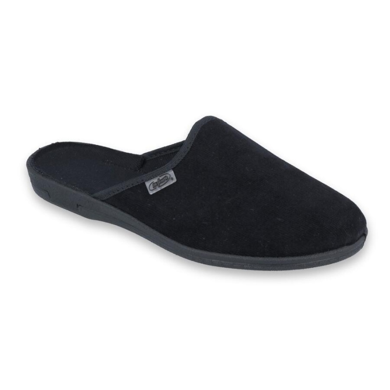 715M009 41 - pantofle TONI (černé jednobarevné)