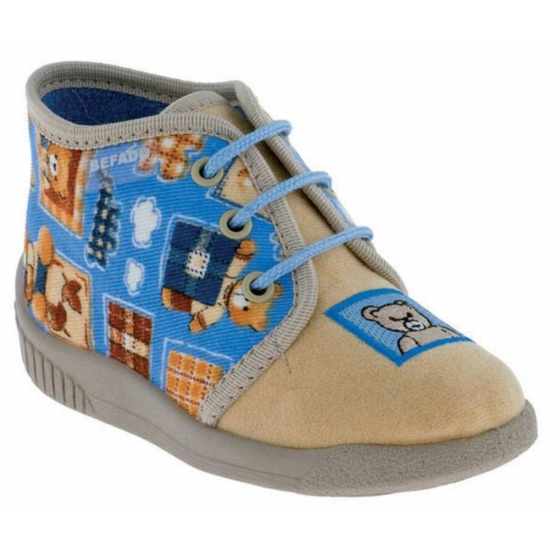 728B286 22 - chlapecké šněrovací bačkorky Befado