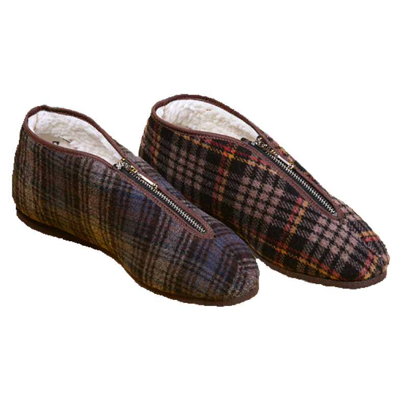 770 - Pánské bačkory na zip - KOŽÍŠEK 39