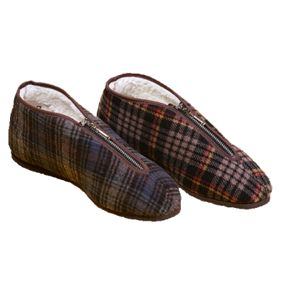 770 - Pánské bačkory na zip - KOŽÍŠEK 39