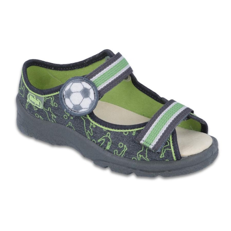 869X131 25 - chl.sandálek,kožená stélka,šedá