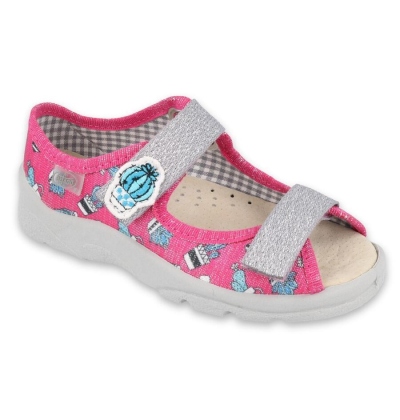 869X152 25 - dívčí sandálky Befado, kožená stélka