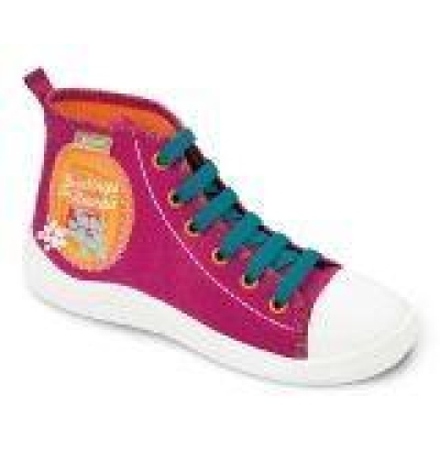 892Y034 32 - dět.tenisky-kotníčkové,vínová