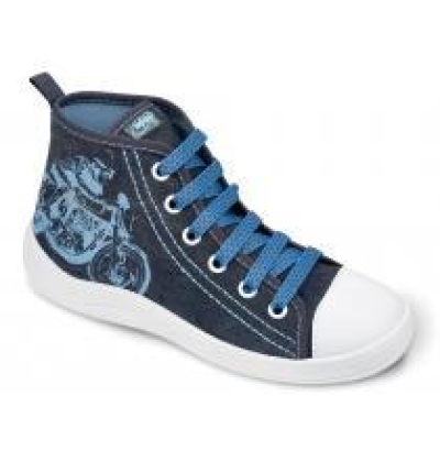 892Y046 31 - dět.tenisky-kotníčkové, šedá, motorka