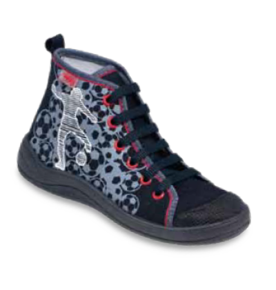 892Y065 31 - dět.tenisky-kotníčkové,černá, FOTBAL