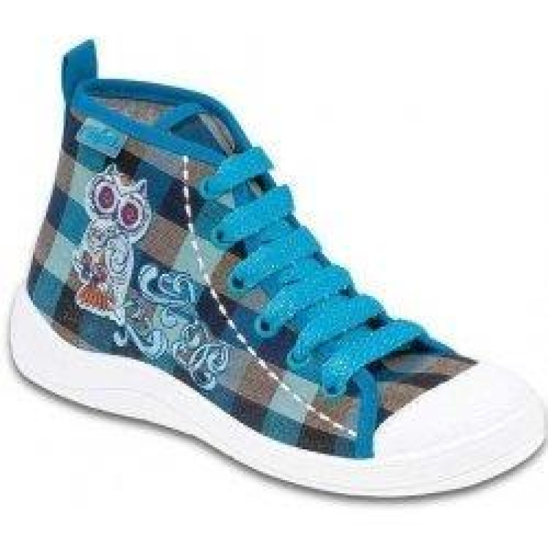 892Y086 31 - dív.tenisky-kotníč.,š-m. kostka, sova