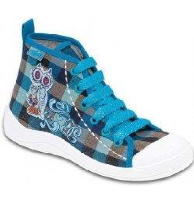 892Y086 31 - dív.tenisky-kotníč.,š-m. kostka, sova