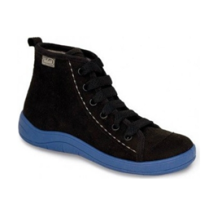 892Y092 31 - dět.tenisky-kotníč.,tm.modrá-černá